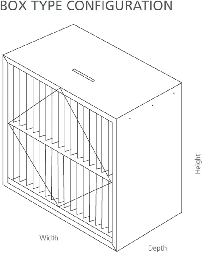 RIGID-PACK 24x20x12 Rigid Box Air Filter – MERV 15/98% ASHRAE HVAC Filter – - Image 7