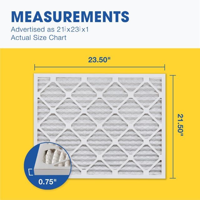 Aerostar 21.5x23.5x1 MERV 8-6 Count - Image 2