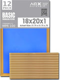 18x20x1 Air Filter Comparable to MPR 100 Basic Economy Furnace Filters by AIRXFILTERSWICKEDCLEANAIR