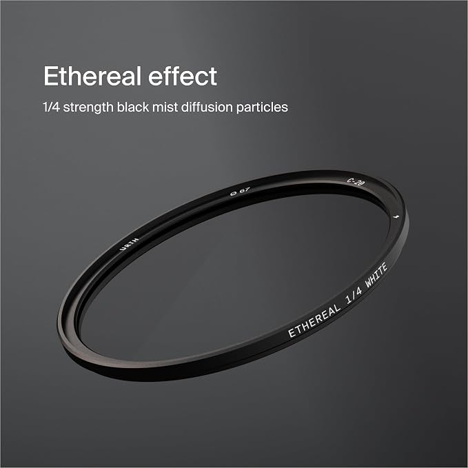 Urth 55mm Magnetic Ethereal White Mist ¼ Diffusion Lens Filter — Cinematic - Image 2