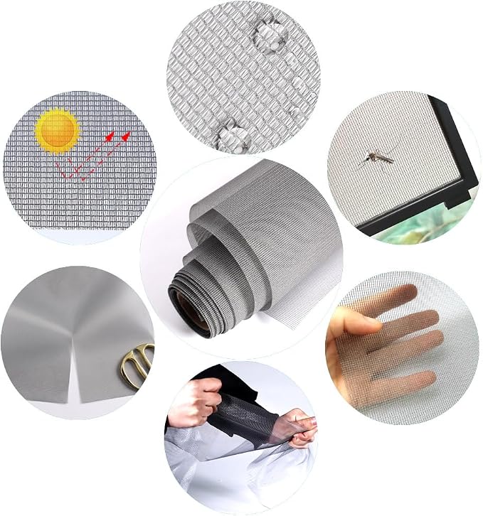High Density dustproof and Pollen Proof net Screen mesh Used to Replace Screen - Image 6