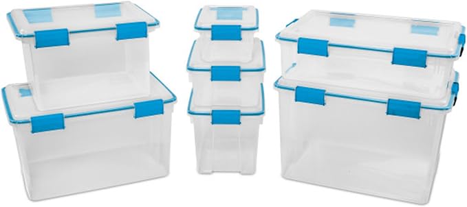 Sterilite 16-Pack Gasket Box, Weather-Resistant Storage Bins - Image 9