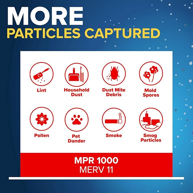 Filtrete 12x24x1 AC Furnace Air Filter, MERV 11, MPR 1000, Micro Allergen - Image 5