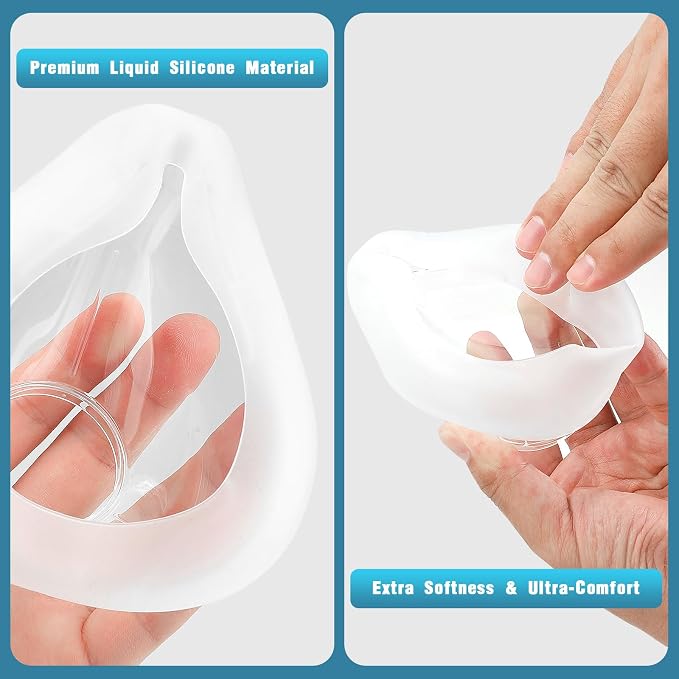Replacement Mask Cushion for AirFit F20, 2 Packs Reliable Seal & Perfect Fit - Image 5