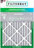 Filterbuy 10x16x2 Air Filter MERV 8 Essential Dust & Allergy Defense, by Filterbuy