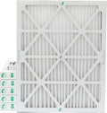 Glasfloss 14x20x2 MERV 10 2" Inch Pleated Air Filters Box of 6. Actual Size: by Glasfloss