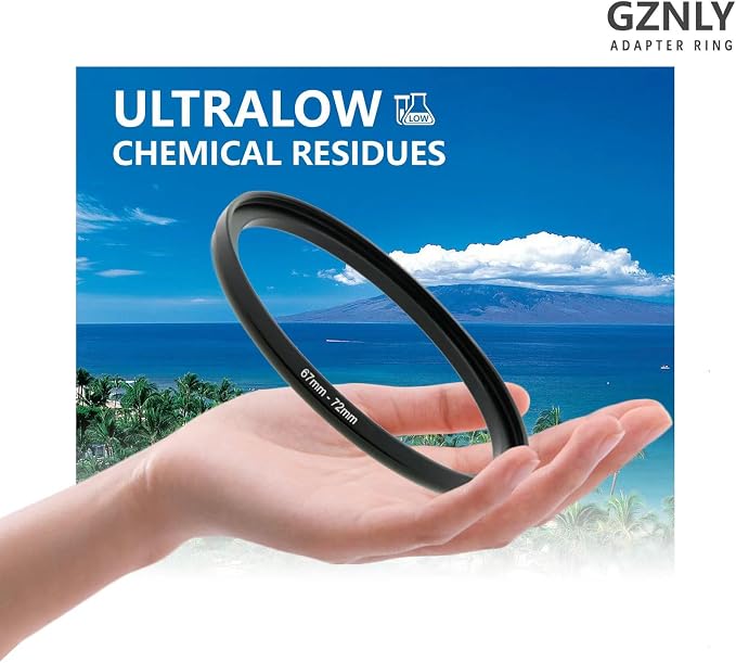 52mm to 37mm Step-up Adapter Rings Filter Adapter Black Metal Step Down Filter - Image 2
