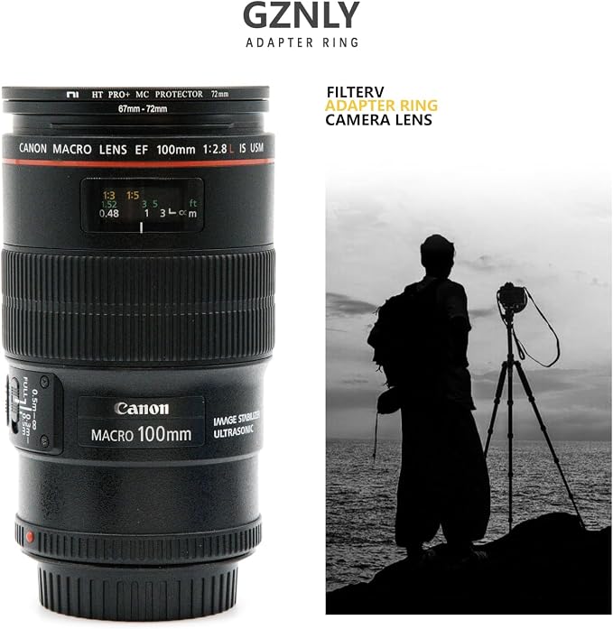 82mm to 86mm Step-up Adapter Rings Filter Adapter Black Metal Step Down Filter - Image 7
