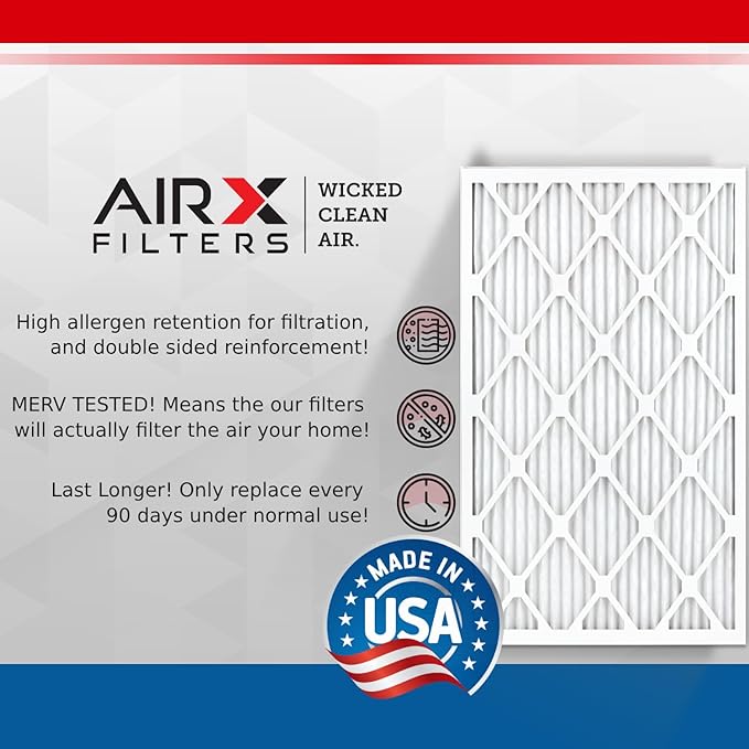 AIRx Filters WICKED CLEAN AIR 16x25x2 MERV 13 Electrostatic Pleated Air - Image 3