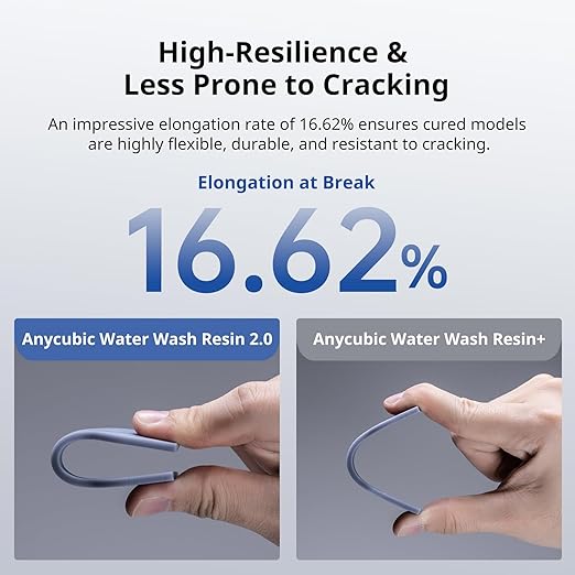 ANYCUBIC Water Washable 3D Printer Resin, 405nm High Precision UV-Curing 3D - Image 4