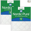 Nordic Pure 25x25x1 Poly Green MERV 6 AC Furnace Air Filters – Reduces Dust by NordicPure