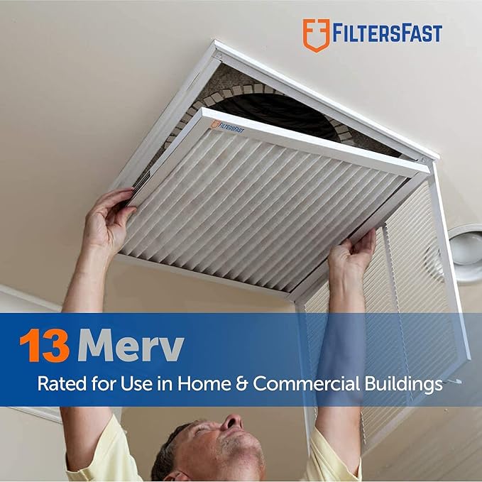 Filters Fast 20x24x1 Air Filter Merv 13, Made in the USA, Actual Size: 19.75" x - Image 2