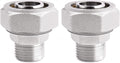Straight Air Piping Fittings, 3/4"Piping x 3/4"Male NPT Threads Adapter Fittings by HKATOPS