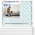 Filters Fast 21.5x23.25x1 Air Filter MERV 11, Made in the USA, 6 Pack by FiltersFast