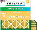Filterbuy 24x24x1 Air Filter MERV 11 Superior Pet & Allergy Defense, by Filterbuy