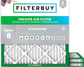 Filterbuy 21x21x1 Air Filter MERV 8 Essential Dust & Allergy Defense, by Filterbuy