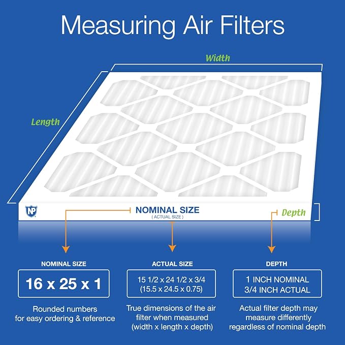 Nordic Pure 16x25x1 Pleated MERV 12 Air Filters 4 Pack - Image 2
