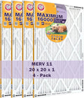 Arm & Hammer Max Allergen & Odor Reduction 20x20x1 Air and Furnace Filter by ARMHAMMER