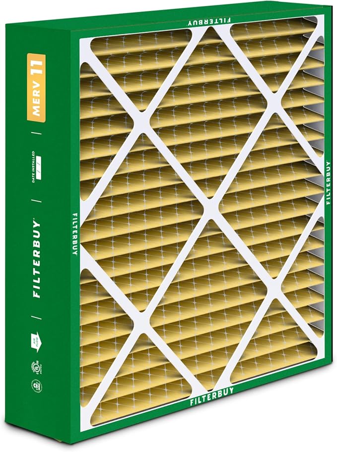Filterbuy 24x25x5 Air Filter MERV 11 Superior Pet & Allergy Defense, - Image 9