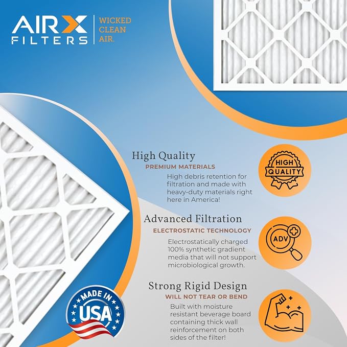 AIRX FILTERS WICKED CLEAN AIR. 14x30x1 Air Filter MERV 13 Electrostatic Pleated - Image 4