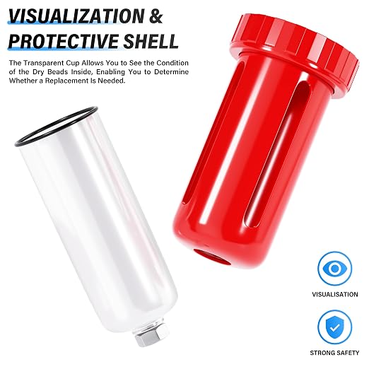 TAILONZ PNEUMATIC 0-150PSI 1/2 Inch NPT Aluminum Alloy Air Dryer, Compressor - Image 6