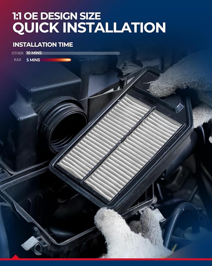 KAX Engine air Filter, CA12051 Replacement - Image 7