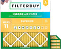 Filterbuy 22x22x1 Air Filter MERV 11 Superior Pet & Allergy Defense, by Filterbuy