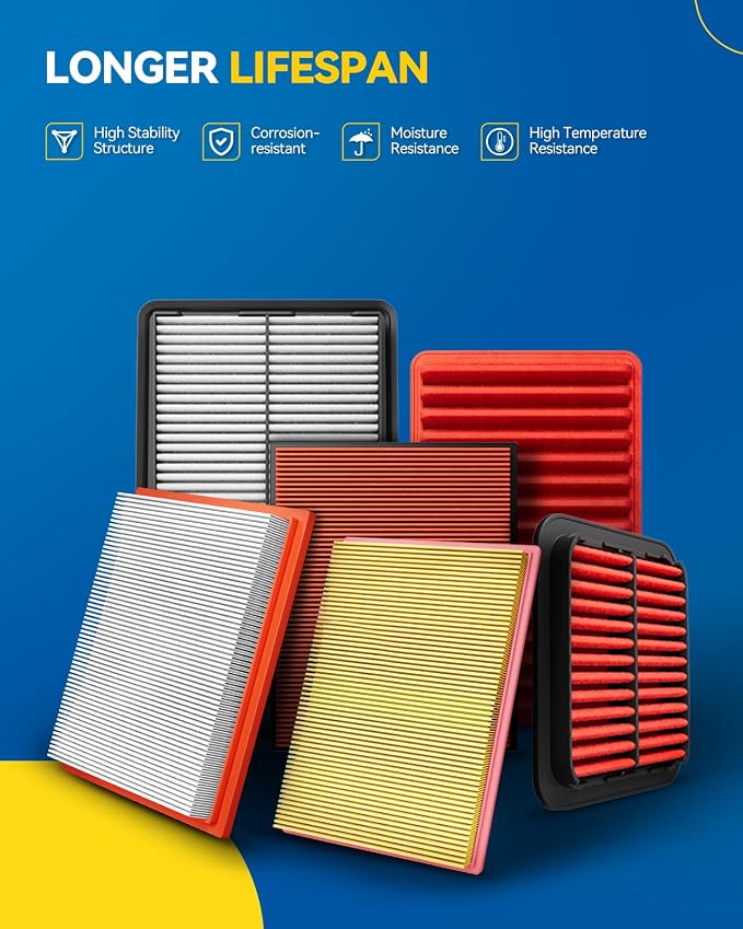 PHILTOP Engine Air Filter CA12057 Replacement - Image 5