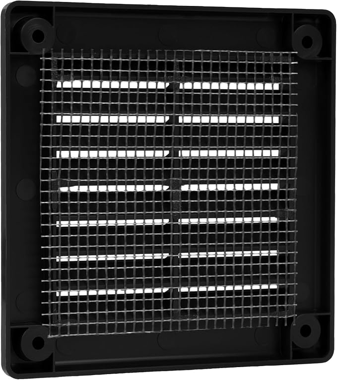 Vent Systems 3" x 3" Black Plastic Soffit Vent Cover - Image 8