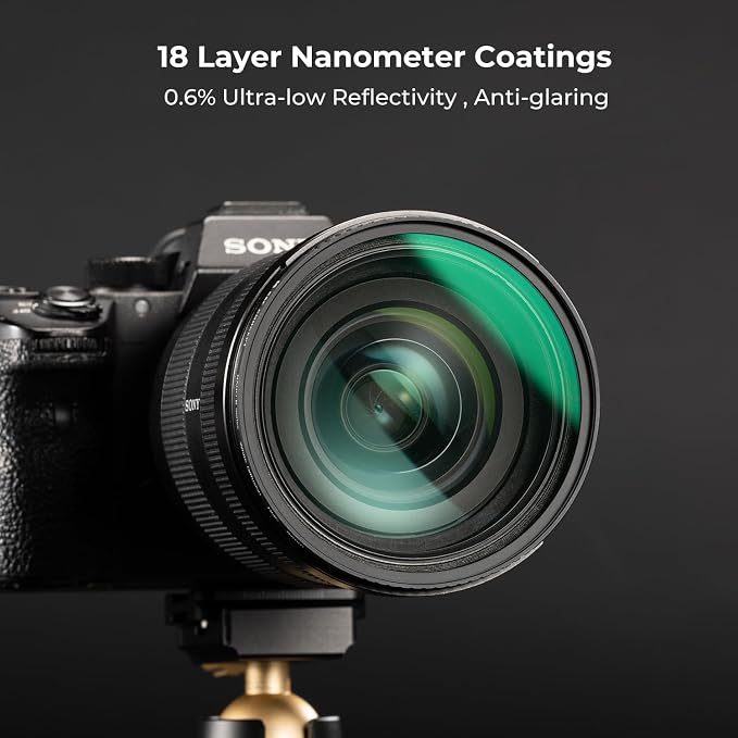 K&F CONCEPT 72mm White Mist 1/4 Filter, 18 Multi-Layer Coatings Dreamy Soft - Image 3