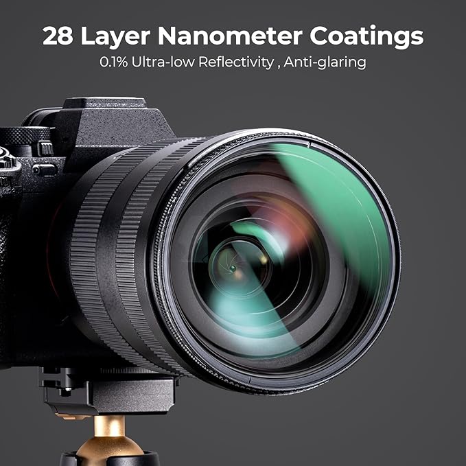 K&F CONCEPT 58mm Ultra-Low Reflectivity Circular Polarizers Filter 28 - Image 5