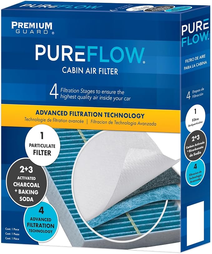 PureFlow Cabin Air Filter PC4255X | Fits 2017-2025 Porsche 911, 2020-2025 718 - Image 2