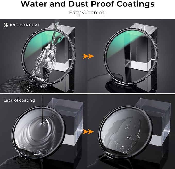 K&F CONCEPT 77mm Ultra-Low Reflectivity Circular Polarizers Filter 28 - Image 7