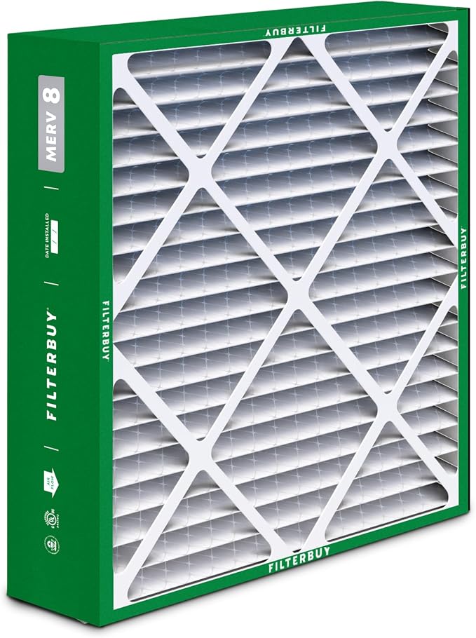 Filterbuy 16x22x5 Air Filter MERV 8 Essential Dust & Allergy Defense, Pleated - Image 9