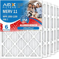 AIRX FILTERS WICKED CLEAN AIR. 20x25x2 Air Filter MERV 11 Electrostatic Pleated by AIRXFILTERSWICKEDCLEANAIR