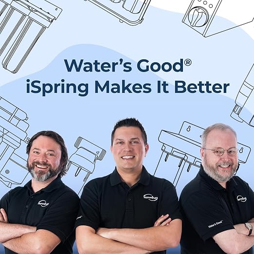 iSpring WCB32CKS+AHPF12MNPT12X2 Heavy Metals Whole House Water Filter System w/ - Image 6