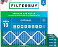 Filterbuy 30x30x1 Air Filter MERV 13 Optimal Smoke & Allergy Defense, by Filterbuy