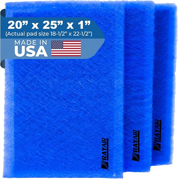 RAYAIR SUPPLY 20x25 Replacement Filter Pads Compatible by RAYAIR+SUPPLY
