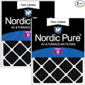 Nordic Pure 16x16x1 Pure Carbon Pleated Odor Reduction Furnace Air Filters 2 by NordicPure