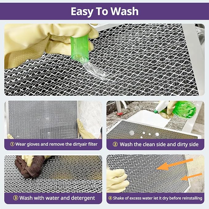 12x12x1 Furnace Filter-MERV8, Washable & Reusable Electrostatic Air Filter - Image 4