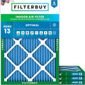 Filterbuy 30x32x1 Air Filter MERV 13 Optimal Smoke & Allergy Defense, by Filterbuy