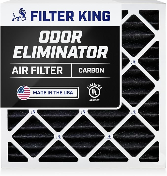 Filter King 14x24x1 Air Filter | 4-PACK | Carbon MERV 8 HVAC Pleated A/C by FilterKing