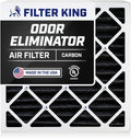 Filter King 20x25x4 Air Filter | 2-PACK | Carbon MERV 8 HVAC Pleated A/C by FilterKing