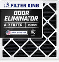 Filter King 12x20x1 Air Filter | 4-PACK | Carbon MERV 8 HVAC Pleated A/C by FilterKing