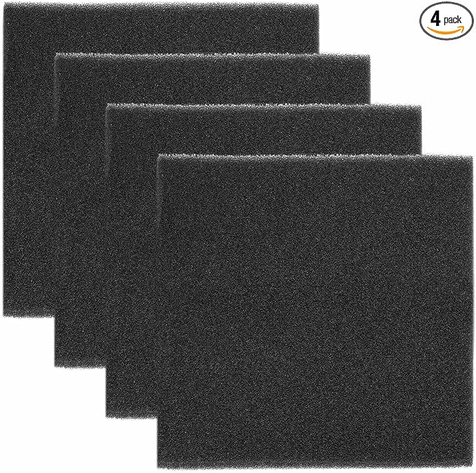 Fan Replacement Filters 4 Pcs Fan Filter Foam Sponge by Unknown