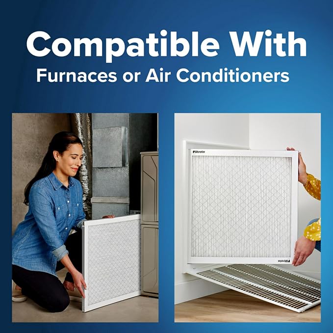 Filtrete 24x24x1 Air Filter, MPR 300, MERV 5, Clean Living Basic Dust 3-Month - Image 5