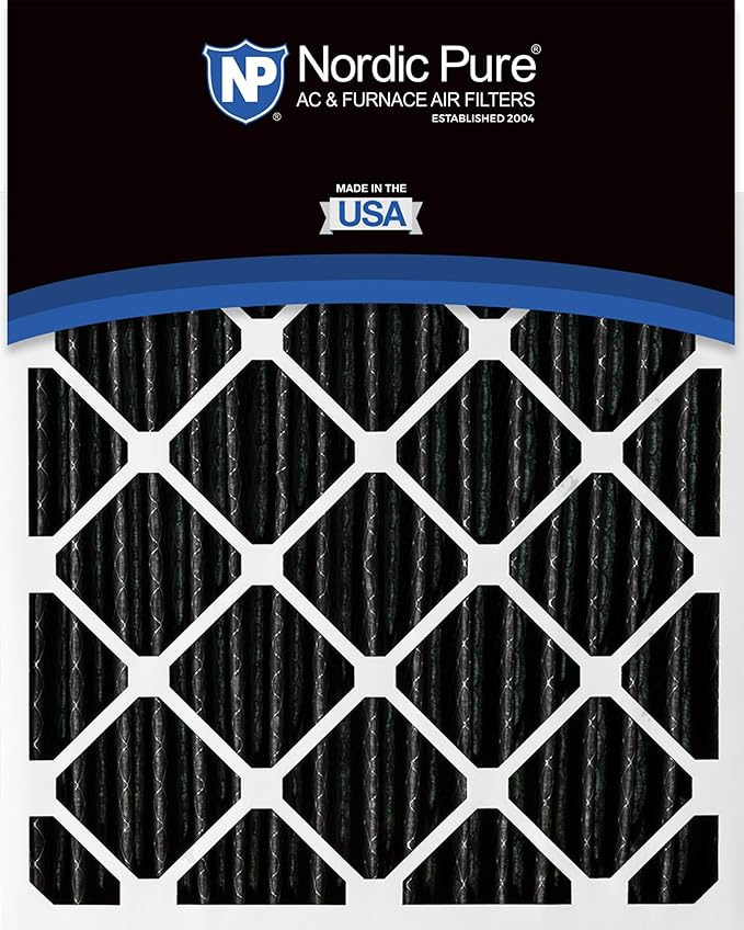 Nordic Pure 16x25x4 Furnace Air Filters MERV 10 Pleated + Carbon 6 Pack - Image 5