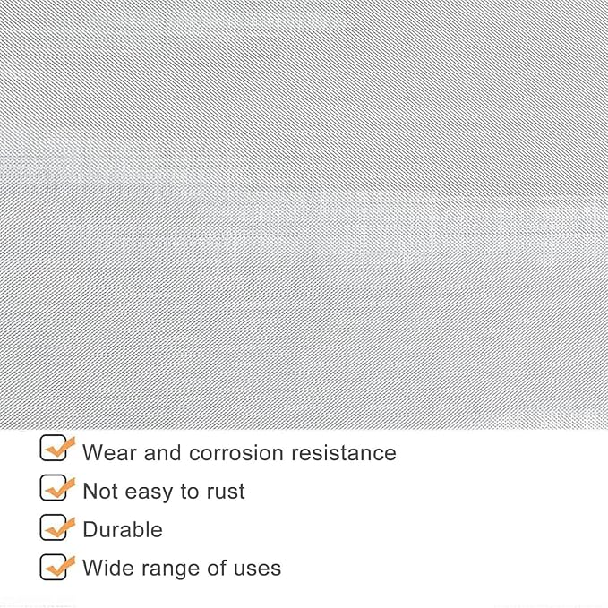 Stainless Steel 100 Mesh Metal Screen Sheet, 304 Woven Wire Cloth Fabric - Image 2