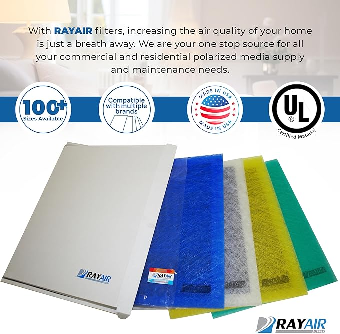 RAYAIR SUPPLY 14x18 Replacement Filter Pads Compatible - Image 3
