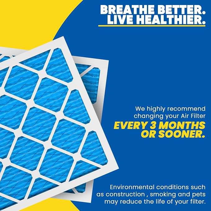 Maycold 12x12x1 MERV 11 Furnace Air Filter, High-Performance HVAC AC Filters - Image 6